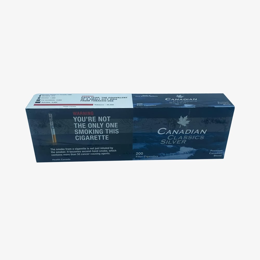 canadian classics silver cigarettes