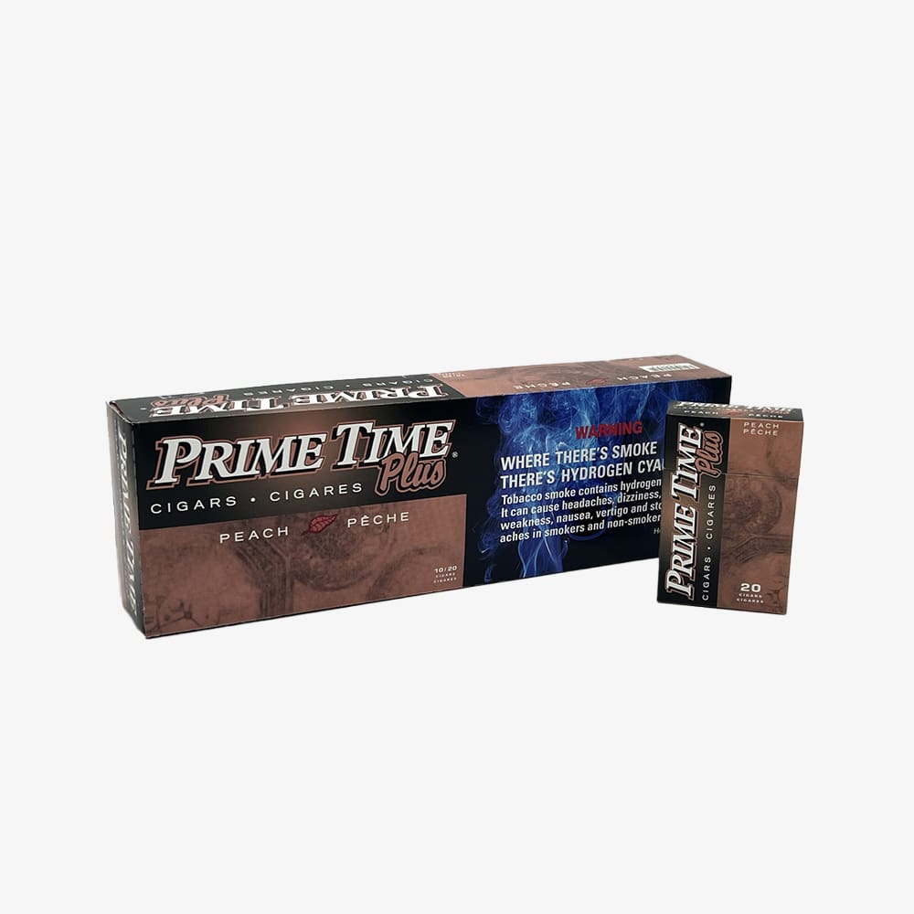 prime time peach cigarettes
