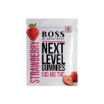 Next Level Gummies – Real Fruit Infused –Strawberry- 100mg THC