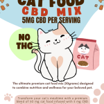 PET ZEN CAT FOOD CBD MIX (5MG CBD)