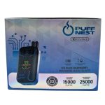 PUFF NEST 25000 PUFFS Ice Blue Raspberry Disposable Vape - 18 mL, 2% Nicotine - Image 4