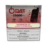 PUFF NEST 25000 PUFFS Watermelon Ice Disposable Vape - 18 mL, 2% Nicotine - Image 3