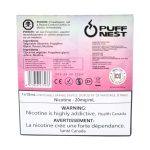 PUFF NEST 25000 PUFFS Dragon Fruit Lychee Disposable Vape - 18 mL, 2% Nicotine - Image 3