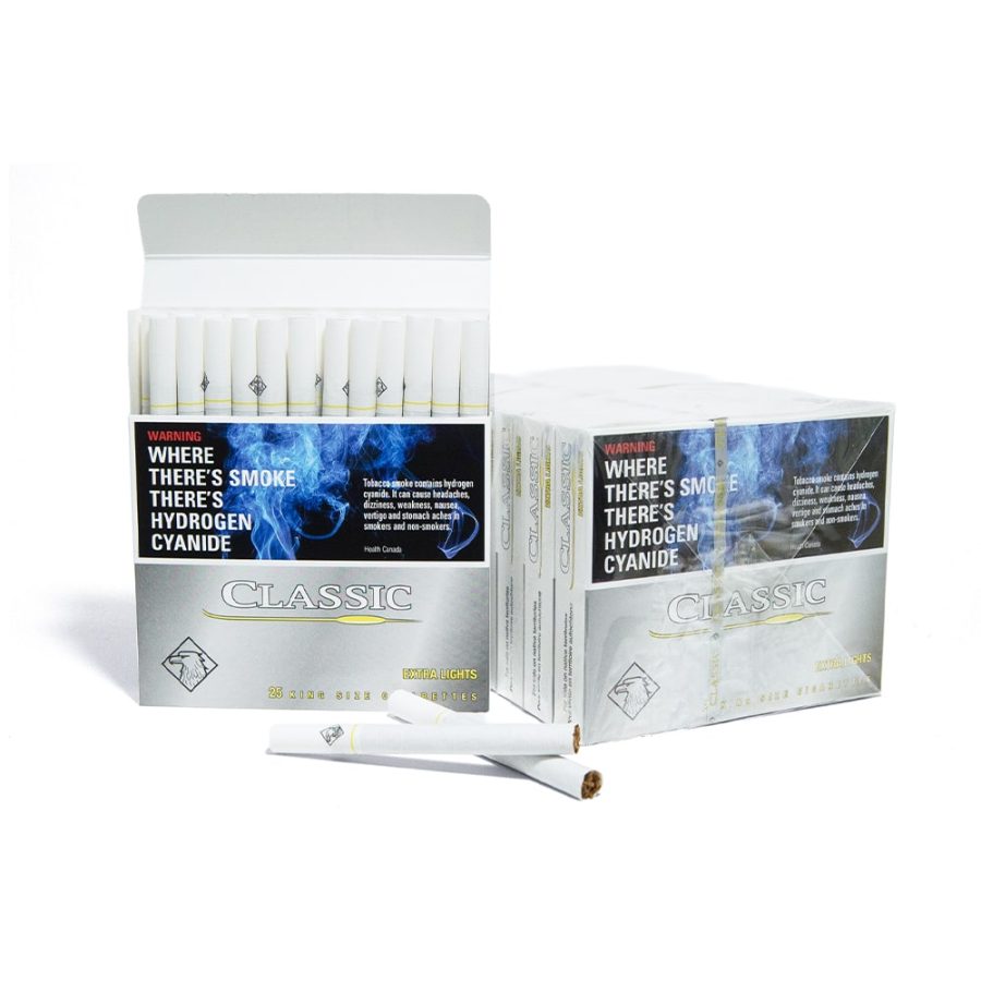 classic extra lights cigarettes king size