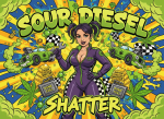 Sour Diesel Shatter – Energizing Sativa Cannabis Extract | Green Serenity