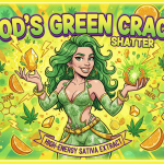 God’s Green Crack Shatter – Energizing Hybrid Cannabis Extract | Green Serenity