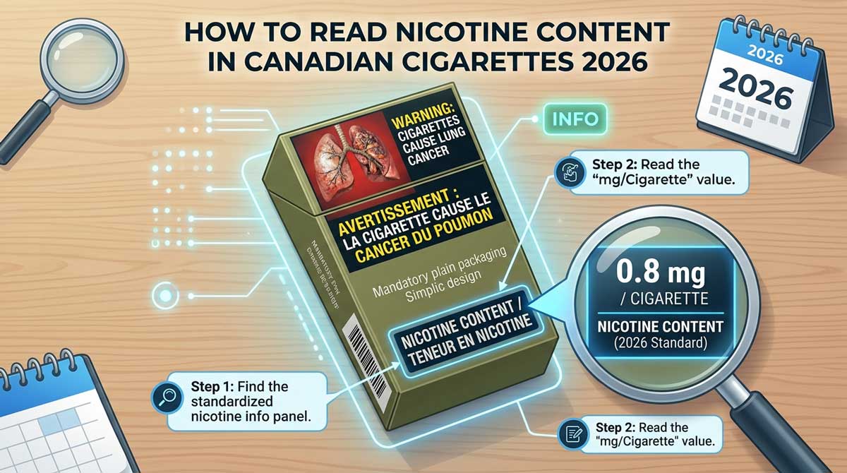 nicotine content canadian cigarettes